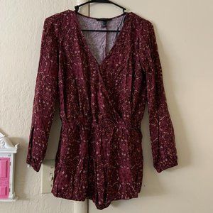 Forever 21 Long Sleeved Romper